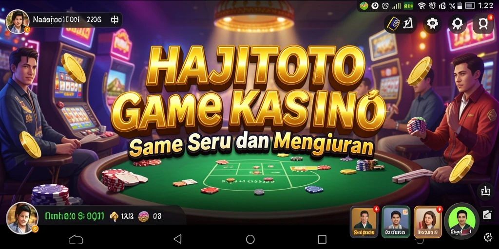 Tampilan gameplay menarik dan interaktif di HAJITOTO.