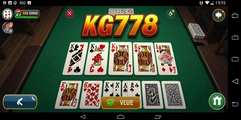 Tampilan gameplay seru dalam game Domino KG778.