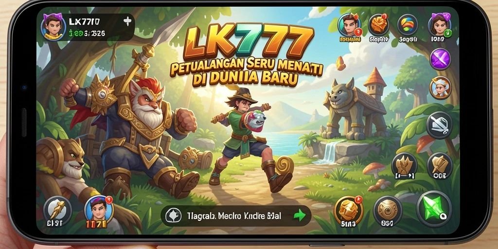 Tampilan gameplay LK777 yang penuh aksi dan eksplorasi petualangan.