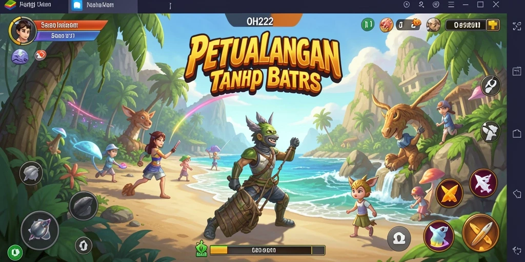 Tampilan gameplay seru dalam petualangan OH222.