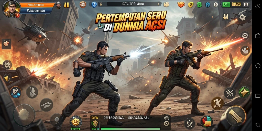 Gameplay RPVIP6 yang intens dan penuh aksi