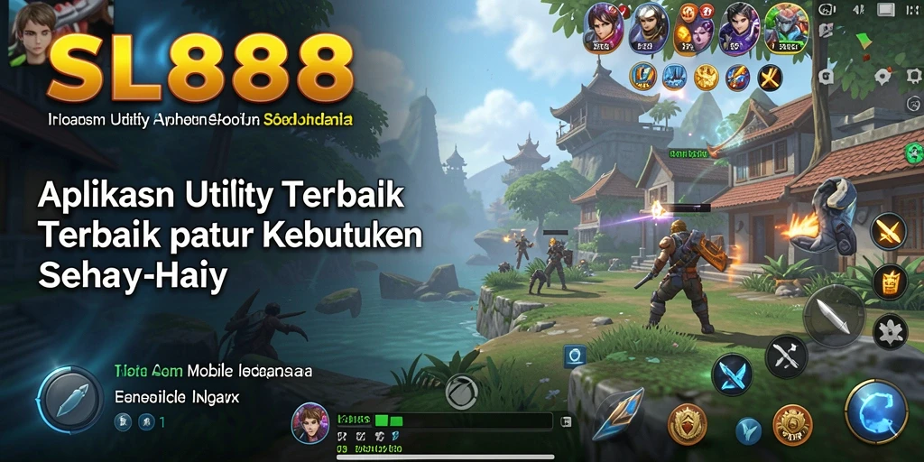 Tampilan antarmuka SL888 saat menggunakan fitur Utility.