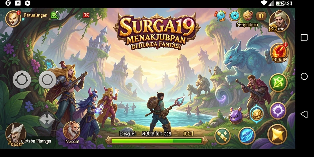 Tampilan gameplay SURGA19 yang menakjubkan dalam petualangan seru.