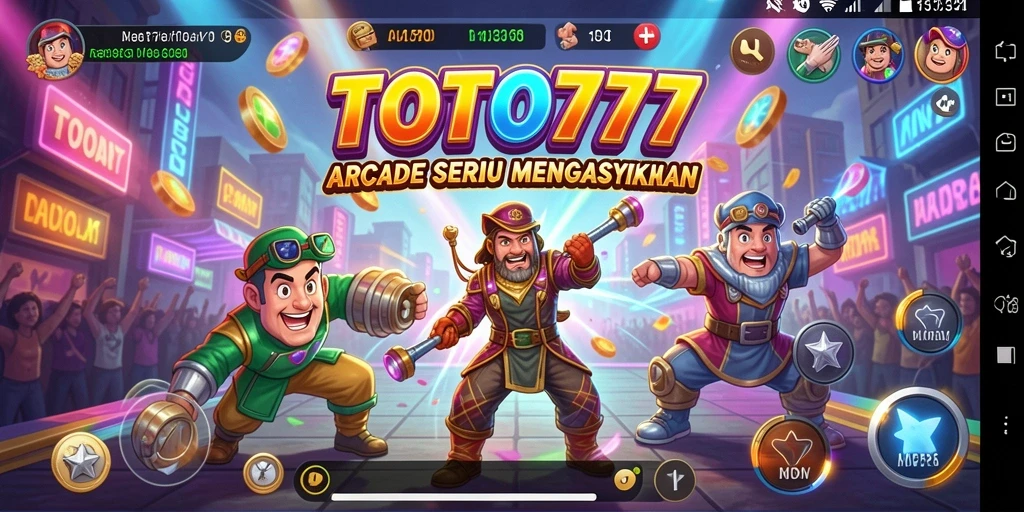 Screenshot gameplay TOTO777 menampilkan aksi seru dan grafis menarik.