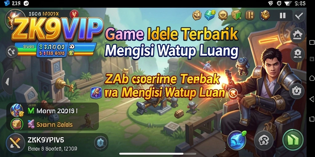 Tampilan gameplay menarik dari ZK9VIP dengan karakter yang lucu.